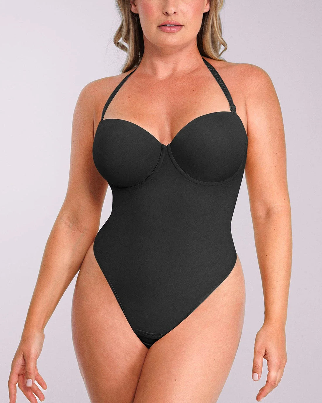Bare Essentials-Strapless Thong Bodysuit