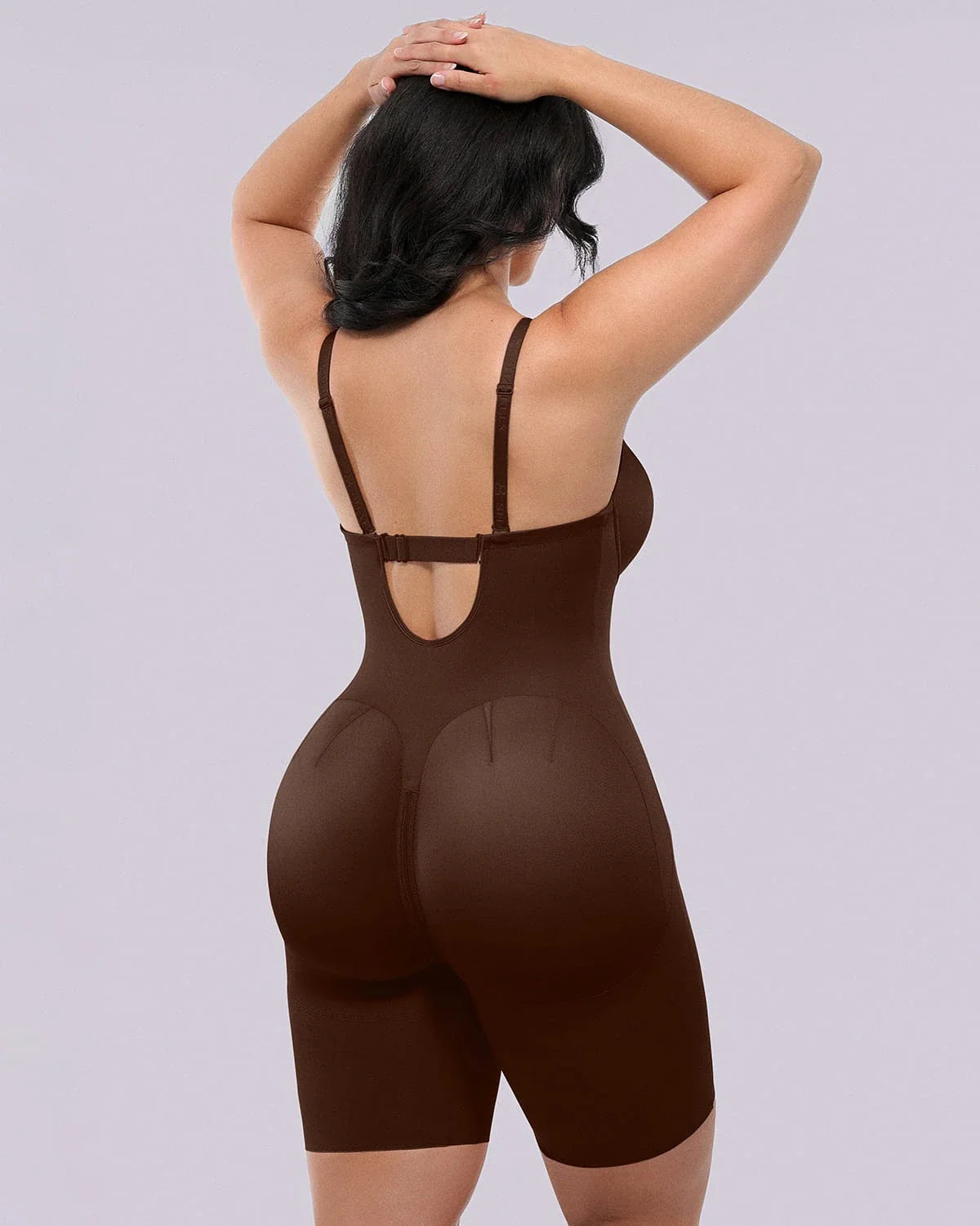 Bare Essentials™ AirSlim® Strapless Mid Thigh Bodysuit