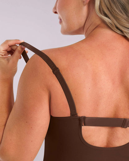 Bare Essentials-Strapless Thong Bodysuit