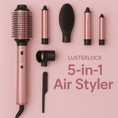 LusterLock™ 5-in-1 Ionic Air Styler