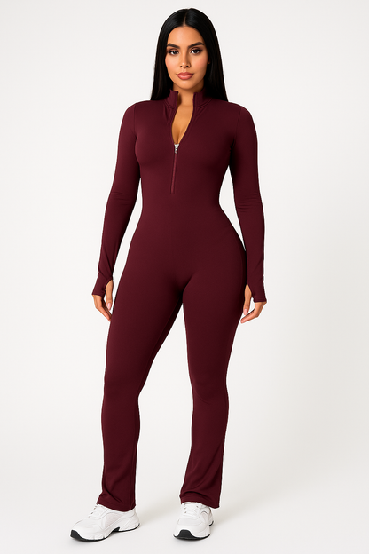 Jumpsuit “Crimson Flow”