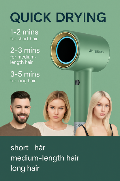 LusterLock™ Ionic High-Speed Hair Dryer