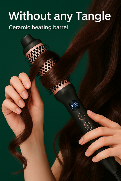 LUSTERLOCK Ionic Hot Air Brush – 3-in-1