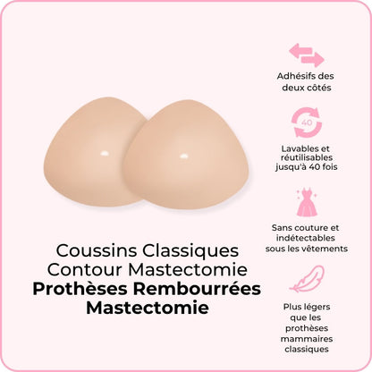 Coussins Classiques Contour Mastectomie