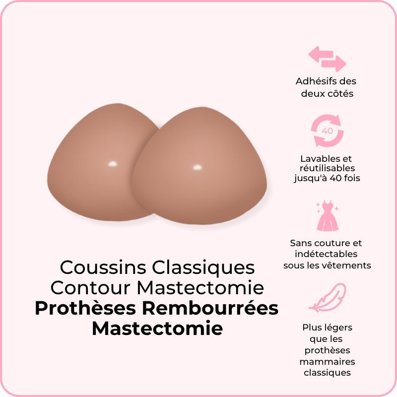 Coussins Classiques Contour Mastectomie