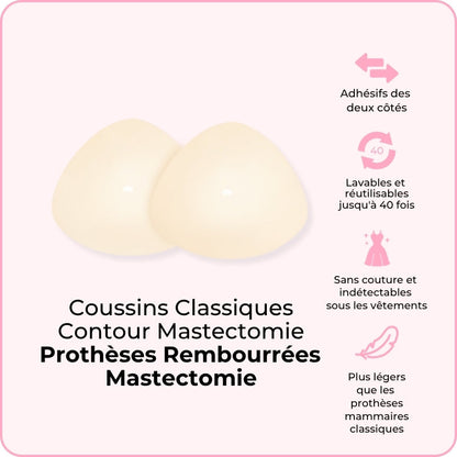 Coussins Classiques Contour Mastectomie