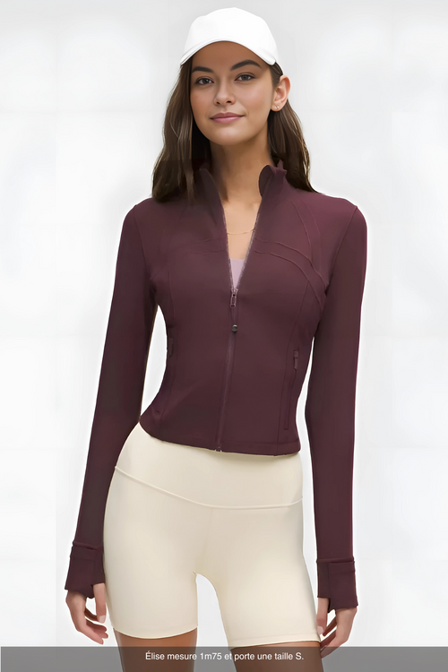 Veste Courte Sculpter - Marron