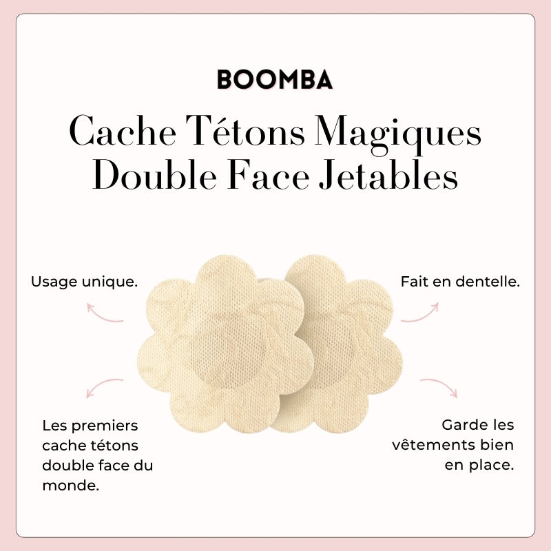 Cache Tétons Magiques Double Face Jetables