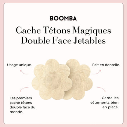 Cache Tétons Magiques Double Face Jetables