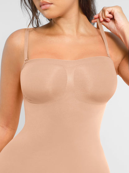 Strapless Seamless Bodysuit with Removable Straps