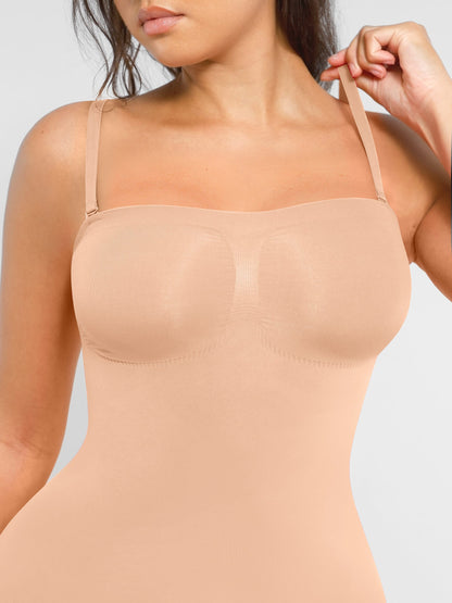 Strapless Seamless Bodysuit with Removable Straps
