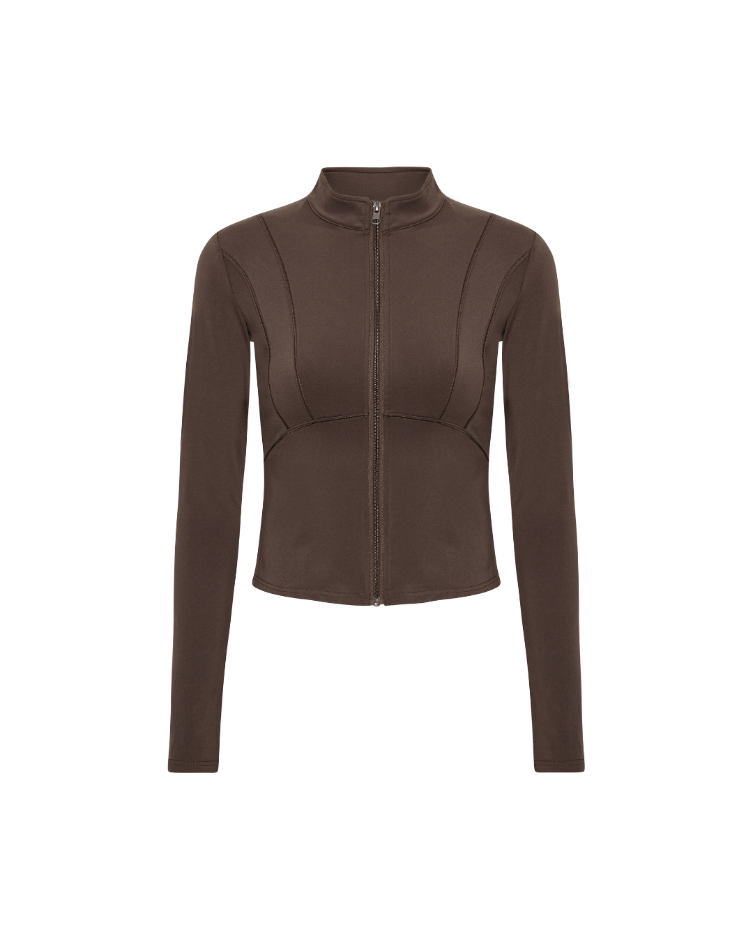 Veste Zip – Marron Pécan