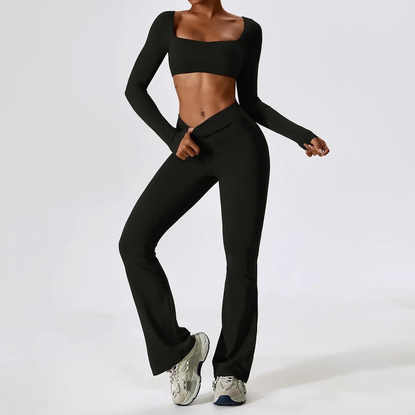 Tenue de sport 2 pièces | Maintien optimal & look sculptant