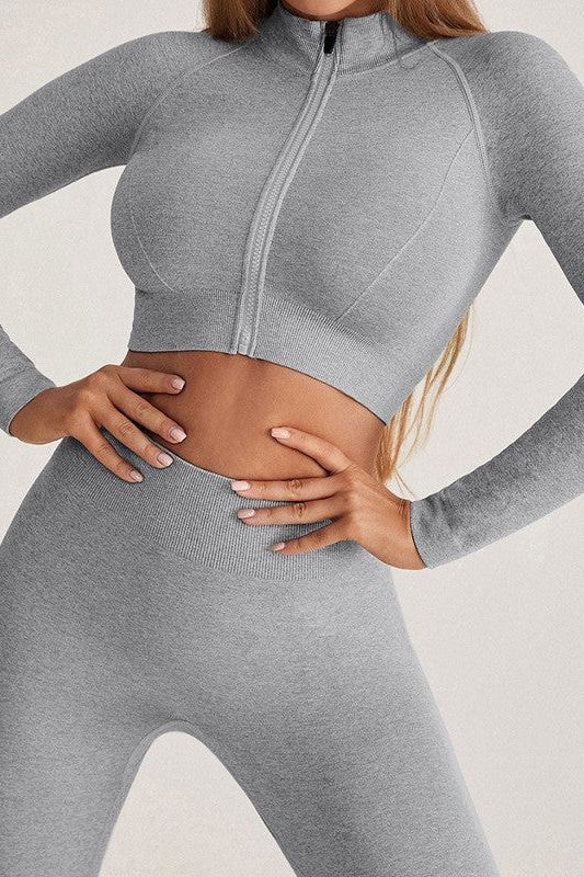 Ensemble de yoga taille haute effet liftant