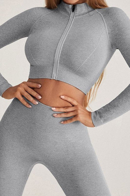 Ensemble de yoga taille haute effet liftant