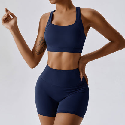 Ensemble Brassière de Sport & Short Taille Haute | Ultra-Doux & Confort Optimal