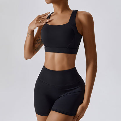 Ensemble Brassière de Sport & Short Taille Haute | Ultra-Doux & Confort Optimal