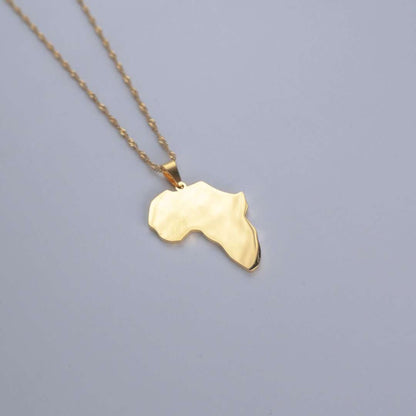 Collier rempli d'or d'Afrique