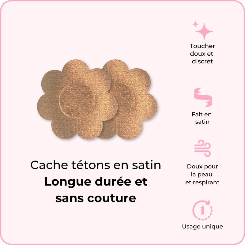 Cache Tétons Satin