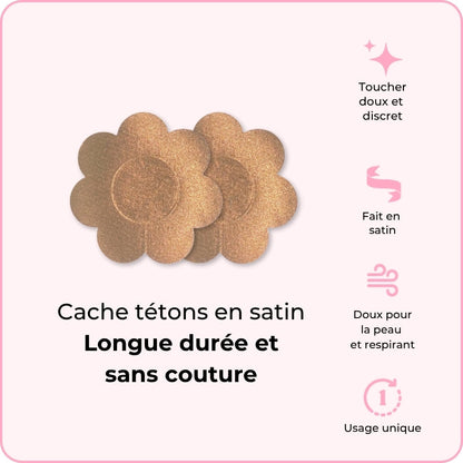 Cache Tétons Satin
