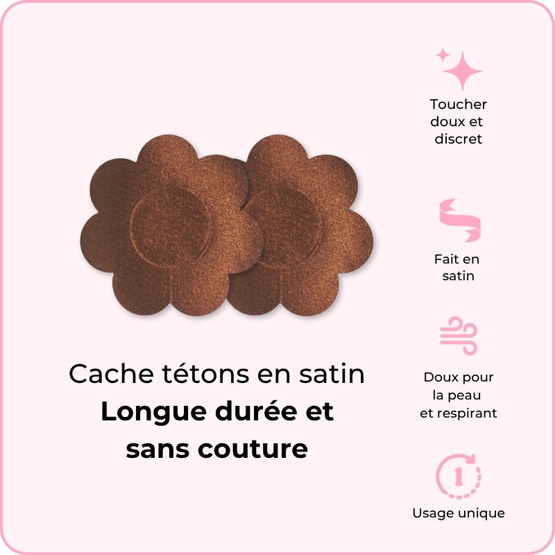 Cache Tétons Satin