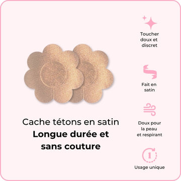 Cache Tétons Satin