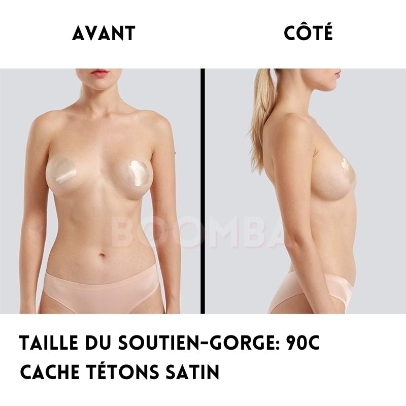 Cache Tétons Satin