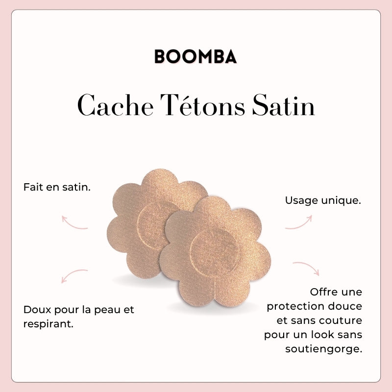 Cache Tétons Satin