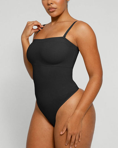 Bare Essentials™ Skin Flow™ Strapless Sculpt Thong Bodysuit