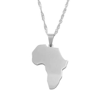 Collier rempli d'argent d'Afrique