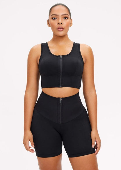 SaunaSculpt Zip Workout legging