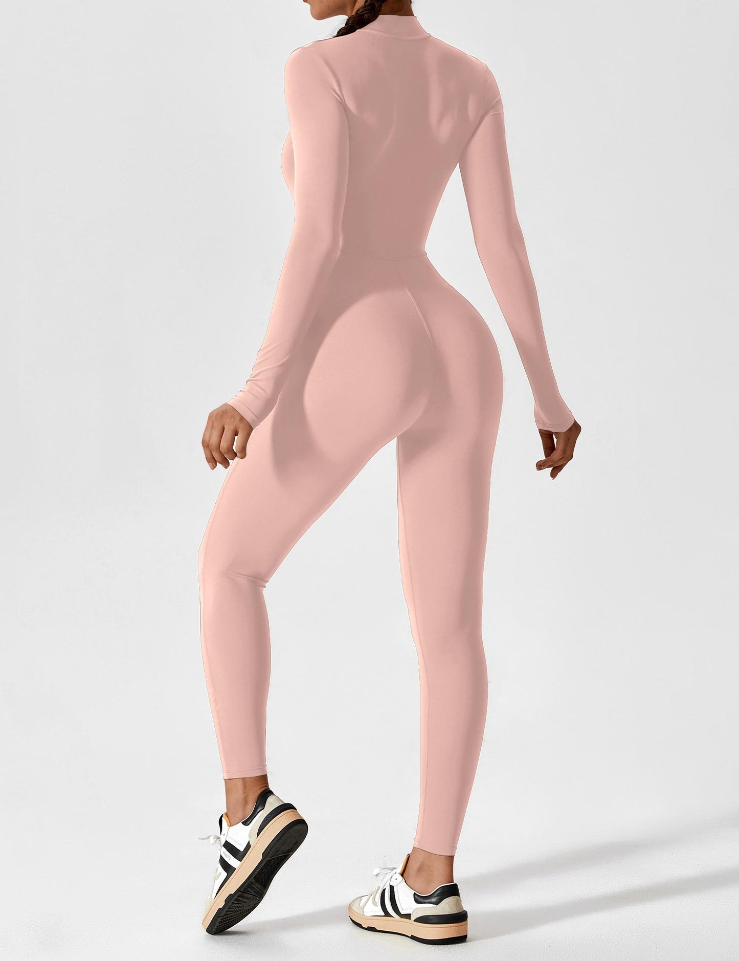 Sculpt Zip Jumpsuit – Power, Comfort & Curves.