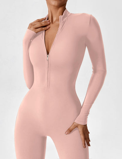 Sculpt Zip Jumpsuit – Power, Comfort & Curves.