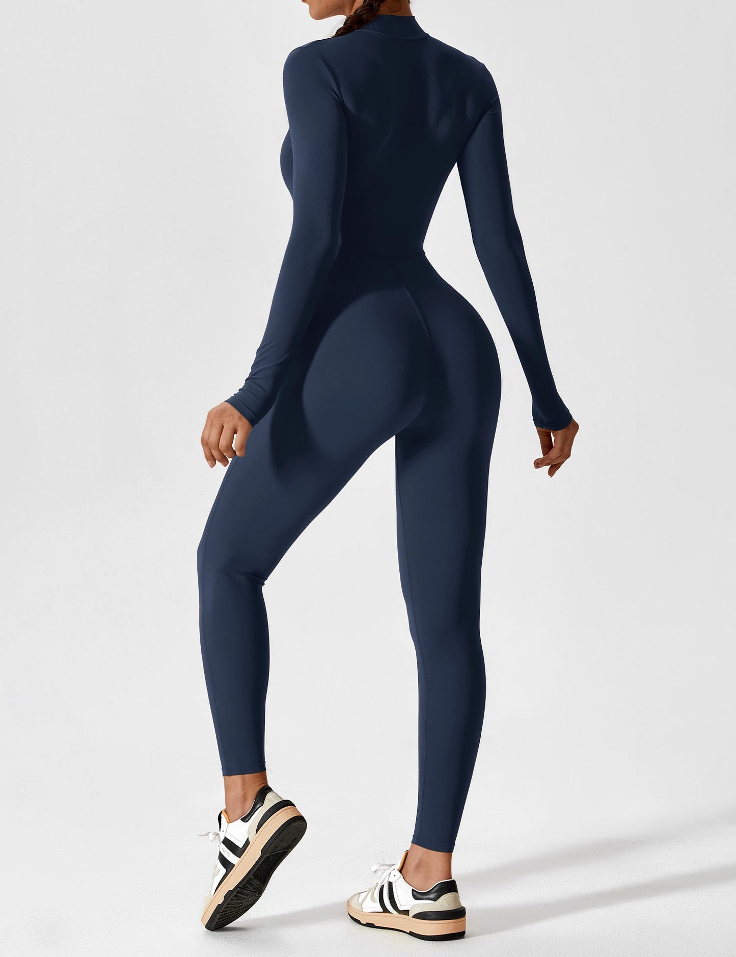 Sculpt Zip Jumpsuit – Power, Comfort & Curves.