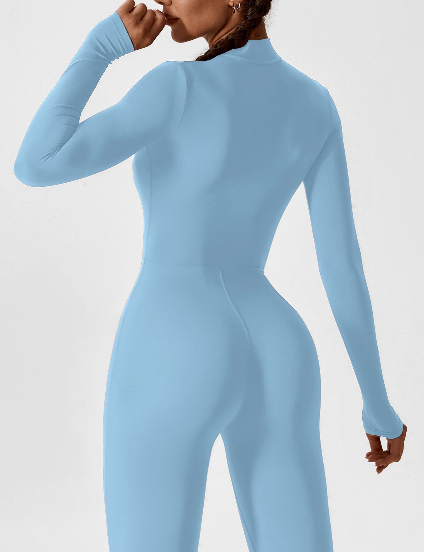 Sculpt Zip Jumpsuit – Power, Comfort & Curves.