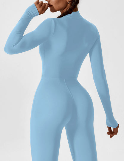 Sculpt Zip Jumpsuit – Power, Comfort & Curves.